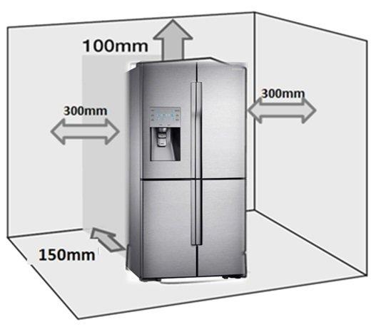   Правильная установка двустворчатого холодильника Samsung с системой Low Frost